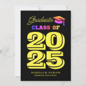 Yellow Rainbow Afstuderen Aankondiging (Voorkant)