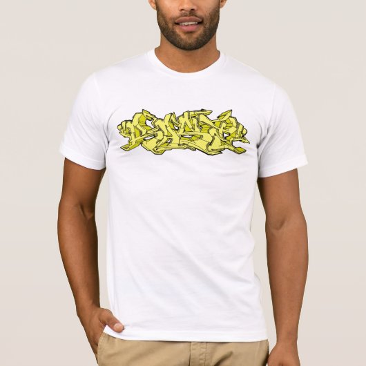 Yellow Rase Graffiti T-shirt (Voorkant)