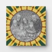 Yellow Rays Abstract Creëer Je eigen foto Fotoplaat (Voorkant)