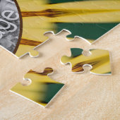 Yellow Rays Abstract Lijst Creëer Uw eigen foto Legpuzzel (Zijkant)