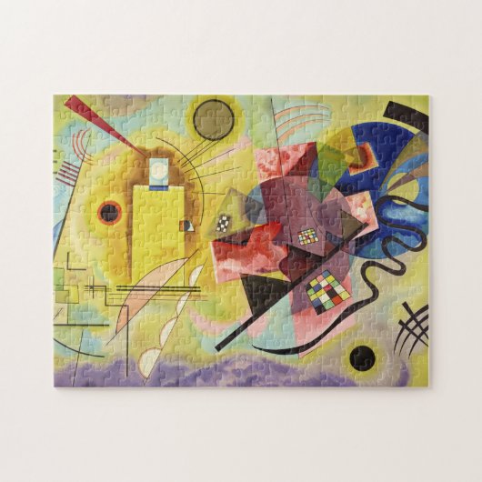 Yellow-Red-Blue, 1925 by Wassily Kandinsky Legpuzzel (Horizontaal)