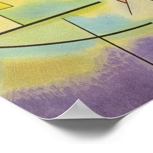 Yellow-Red-Blue, 1925 by Wassily Kandinsky Poster (Hoek)