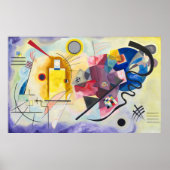 Yellow-Red-Blue, 1925 by Wassily Kandinsky Poster (Voorkant)