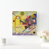 Yellow-Red-Blue, 1925 by Wassily Kandinsky Vierkante Klok (Huis)