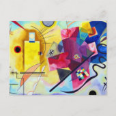 Yellow Red Blue Wassily Kandinsky Briefkaart (Voorkant)