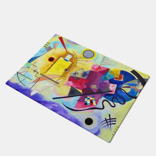 Yellow Red Blue Wassily Kandinsky Deurmat (Schuin)