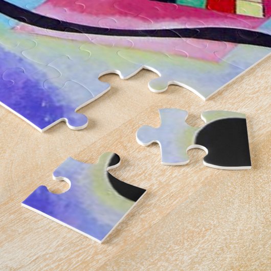 Yellow Red Blue Wassily Kandinsky Legpuzzel (Zijkant)