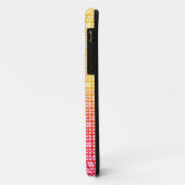 Yellow Red gradiëntvlakpatroon Case-Mate iPhone Case (Achterkant/links)