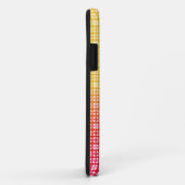 Yellow Red gradiëntvlakpatroon Case-Mate iPhone Case (Achterkant/rechts)