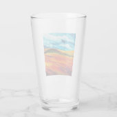 Yellow Red Hills Glas (Achterkant)