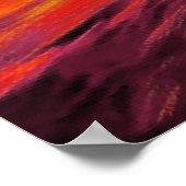 Yellow Red Hills Poster (Hoek)