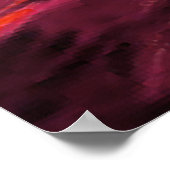 Yellow Red Hills Poster (Hoek)