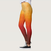 Yellow Red rustic ombre Leggings (Links)