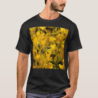 Yellow rhododendrons blooming t-shirt