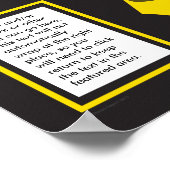 Yellow Ribbon Chart Poster (Hoek)