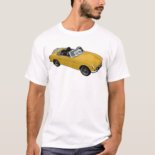 Yellow Roadster T-shirt (Voorkant)