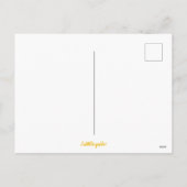 Yellow Rose abstract origineel artwork Briefkaart (Achterkant)