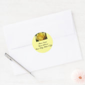 Yellow Rose Address Label (Envelop)
