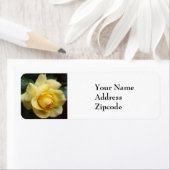 Yellow Rose Address Label (Insitu)