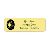 Yellow Rose Address Label (Voorkant)