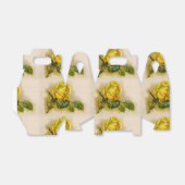 Yellow Rose Antiek Print Fine Art Bedankdoosjes (Uitgevouwen)