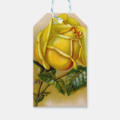 Yellow Rose Antiek  Print Fine Art Cadeaulabel (Voorkant)