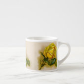Yellow Rose Antiek  Print Fine Art Espresso Kop (Rechts)