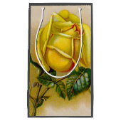 Yellow Rose Antiek Print Fine Art Klein Cadeauzakje (Voorkant)