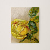 Yellow Rose Antiek  Print Fine Art Legpuzzel (Verticaal)