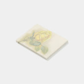 Yellow Rose Antiek Print Fine Art Post-it® Notes (Schuin)