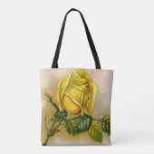 Yellow Rose Antiek  Print Fine Art Tote Bag (Achterkant)