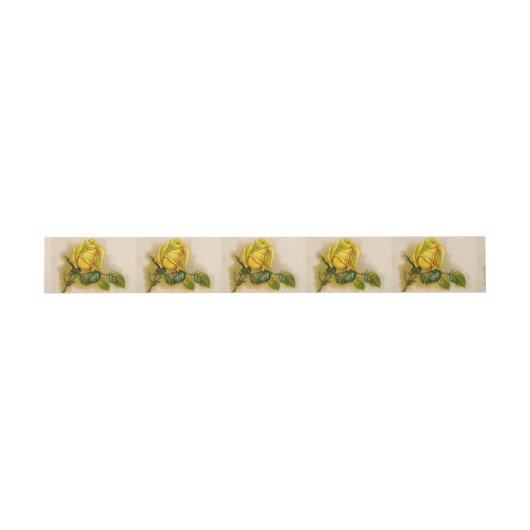 Yellow Rose Antiek  Print Fine Art Uitnodigingen Wikkel (Vlak)