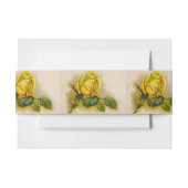 Yellow Rose Antiek  Print Fine Art Uitnodigingen Wikkel (Voorkant Voorbeeld)