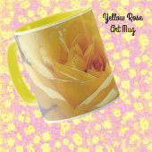 Yellow Rose Art Garden Mok Cup