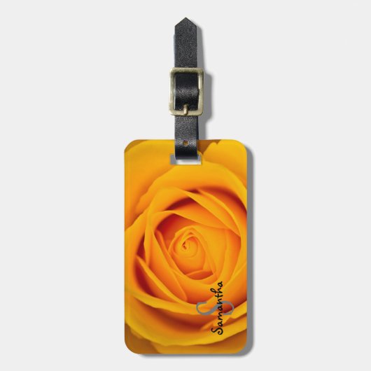 Yellow Rose Bagagelabel (Voorkant verticaal)