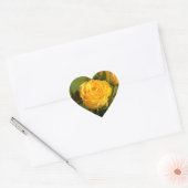 Yellow Rose Beauty Photography Hart Sticker (Envelop)