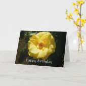 Yellow Rose Birthday Card Kaart (Gele Bloem)