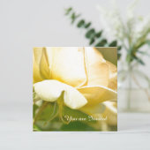 Yellow Rose Birthday Kaart (Staand voorkant)