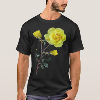 Yellow Rose Botanical voor Vrouwen T-shirt