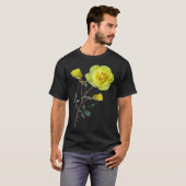 Yellow Rose Botanical voor Vrouwen T-shirt (Voorkant volledig)
