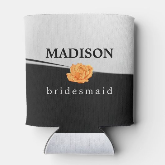 Yellow Rose Bridesmaid Blikjeskoeler (Achterkant)