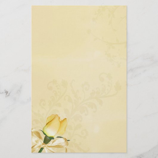 Yellow Rose  briefpapier (Voorkant)