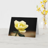 Yellow Rose Card Kaart (Gele Bloem)