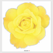 Yellow Rose Custom Vriendschap Vrienden Liefde Bru Sticker (Vel)