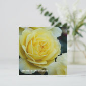 Yellow Rose DSC3677 Save The Date (Staand voorkant)