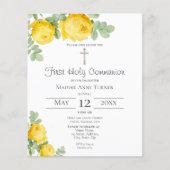 Yellow Rose | Eerste uitnodiging tot inschrijving  (Voorkant)