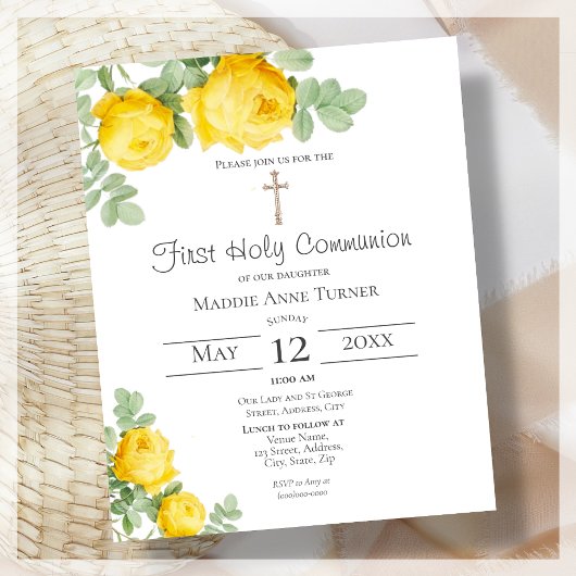 Yellow Rose | Eerste uitnodiging tot inschrijving 