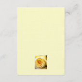 Yellow Rose Enclosure Card Informatiekaartje (Achterkant)