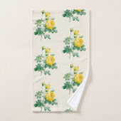 Yellow Rose Fine art Bad Handdoek (Handdoek)