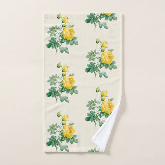 Yellow Rose Fine art Bad Handdoek (Handdoek)